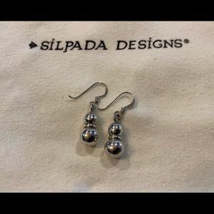 SILPADA.925 Double Bead Drop Earrings